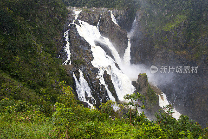 Barron Falls，昆士兰，澳大利亚